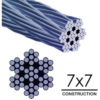 cáp thép không gỉ 7x7