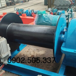 Trống cáp của máy tời kéo mặt đất