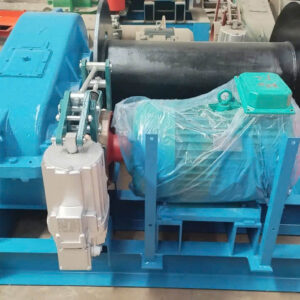 motor và phanh của máy tời