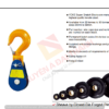 Puly 20 Tấn Rãnh Đơn Móc Cẩu -Ròng Rọc Thương Hiệu YOKE Đài Loan