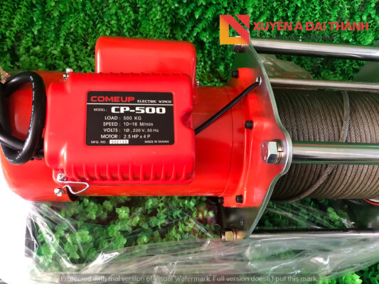 Tời cẩu hàng 500kg Đài Loan