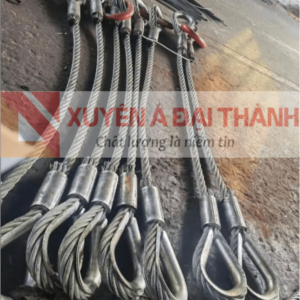 Bộ cáp thép bấm chì 2 chân được gia công tại Xuyên Á Đại Thành