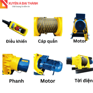 Bộ phận của máy tời