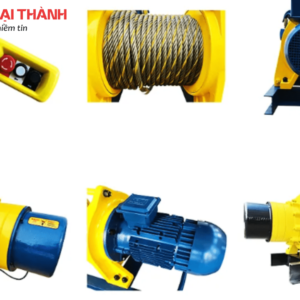 Các bộ phận chính của tời điện