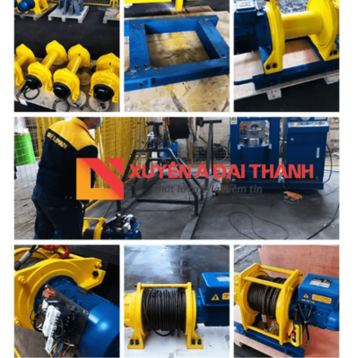 Tang cuốn cáp và dây cáp thép