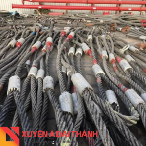 Cáp thép 1 chân bấm 1 mắt cứng