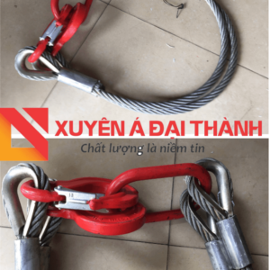 Cáp thép 2 chân được gia công theo yêu cầu của khách hàng