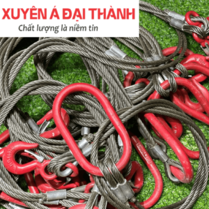 Cáp thép bấm chì 2 chân của Xuyên Á Đại Thành