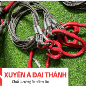 Cáp thép bấm chì 2 chân của côn ty Xuyên Á Đại Thành