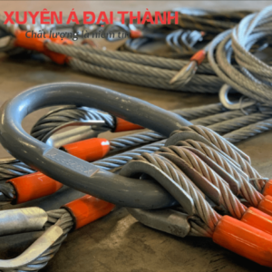 Cáp thép bấm chì 4 chân của Công ty Xuyên Á Đại Thành
