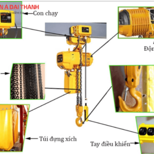 Cấu Tạo Palang xích điện đẩy điện
