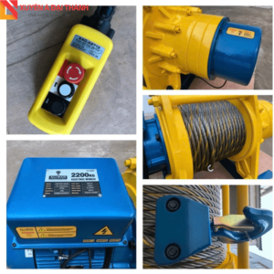 Cấu tạo máy tời