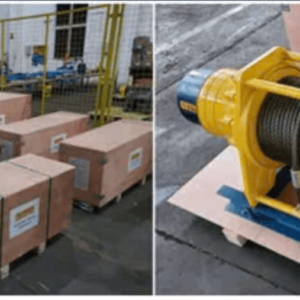 Đóng gói máy tời