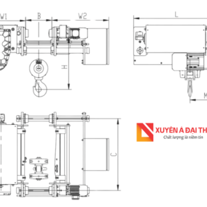 Mô phỏng - palang xích điện