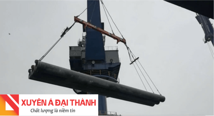Sling cáp thép được dùng để nâng hạ các hàng hoá nặng