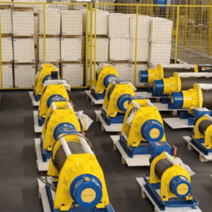 Xuất khẩu máy tời - Tại xưởng