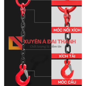 3 BỘ PHẬN CỦA DÂY XÍCH MÓC CẨU 2 CHÂN