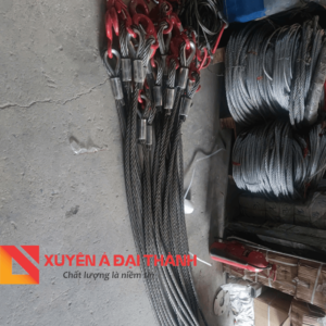 Trọn bộ sling cáp thép 2 chân