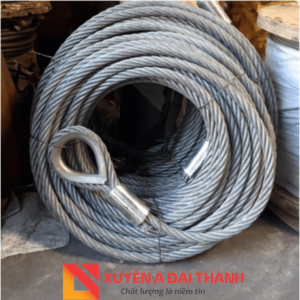 Sling cáp thép bấm mắt cứng của Xuyên Á Đại Thành