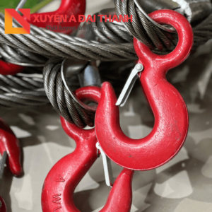 Móc cẩu kèm theo sling cáp thép