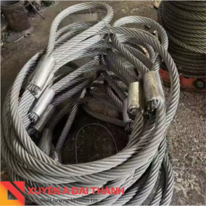 Cáp thép chầu bấm chì