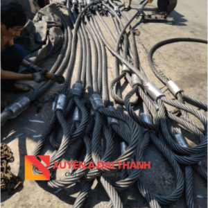 Cáp thép chầu bấm chì mắt mềm