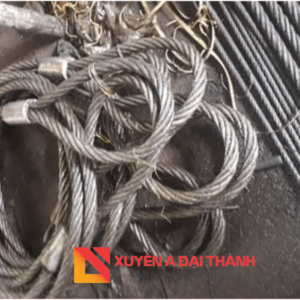 Cáp thép bấm chì mắt mềm