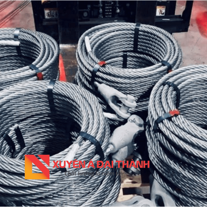 Cáp thép bấm chì