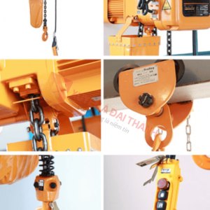 Cấu tạo các bộ phận của pa lăng xích điện