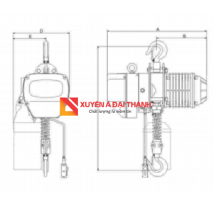 Mô hình pa lăng xích điện