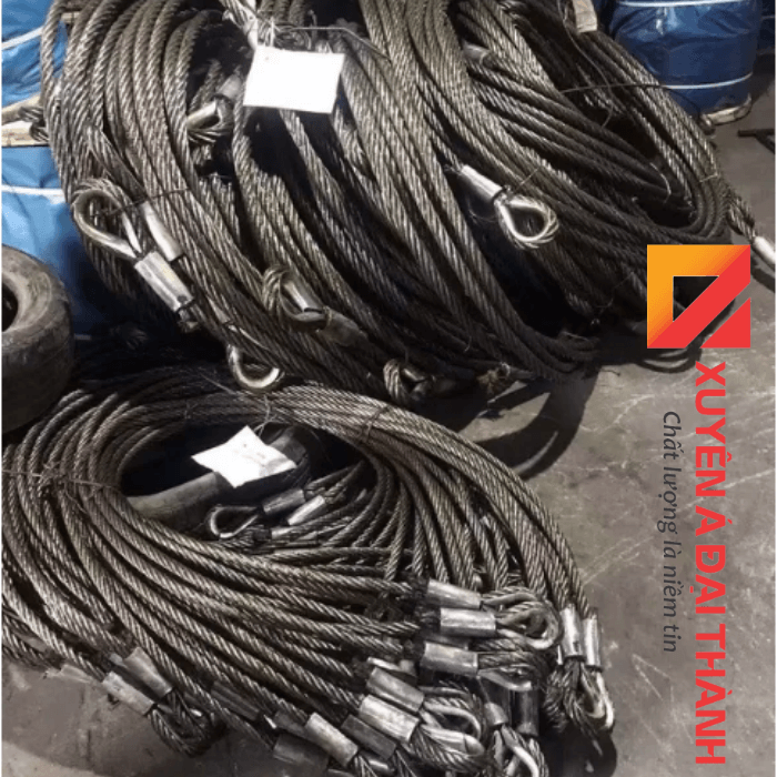 Sling cáp thép mắt cứng