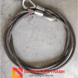 Sling cáp thép bấm mắt cứng