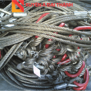 Sling cáp thép kèm vòng khuyến