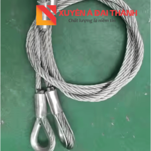 Sling cáp thép bấm mắt cứng