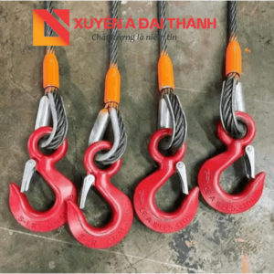 Sling cáp thép và móc cẩu