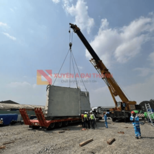 Sling cáp thép bấm chì được dùng để cẩu hàng