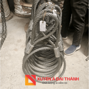 Cáp thép bấm chì mắt mềm