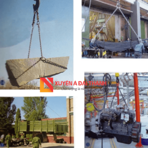 Ứng dụng thực tế của sling xích cẩu hàng