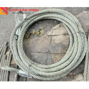 ảnh chụp sling cáp thép bấm chì chụp bởi Xuyên Á Đại Thành