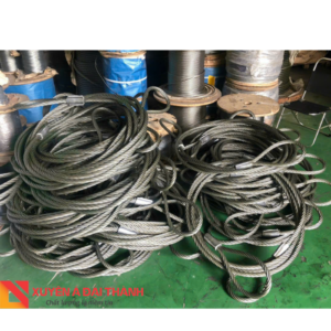 Sling cáp thép bấm chì mắt mềm