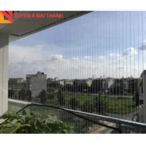 Cáp thép bọc nhựa làm lưới an toàn cho ban công
