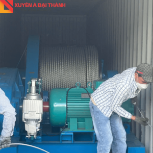 Cáp thép lõi bố dùng làm dây cáp chính trong máy tời