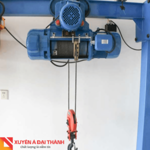 cáp thép lõi đay được lắp đặt trong pa lăng làm dây cáp