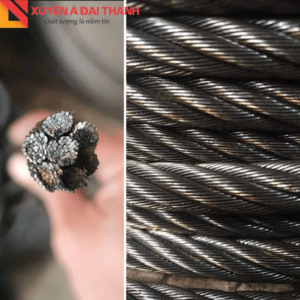 hình ảnh cấu trúc của cáp 6x36 lõi thép IWRC