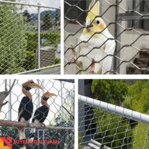 Dây cáp inox 304 được ứng dụng làm lưới rào chắn