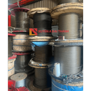 Ảnh kho chứa cáp thép chụp tại Xuyên Á Đại Thành