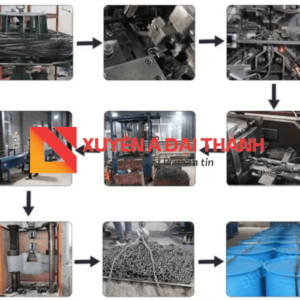 quá trình gia công dây xích sắt