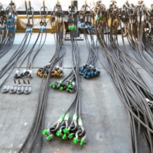 Cáp cẩu thép móc cẩu ma ní