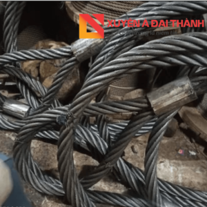 Cáp thép bấm chì mắt mềm