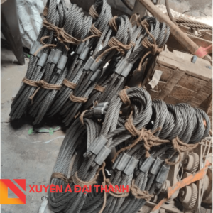 Cáp thép chầu bấm chì mắt mềm